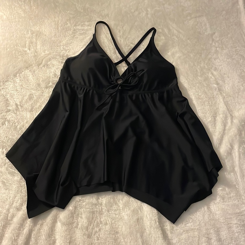 Cocoship Black Bathing suit top